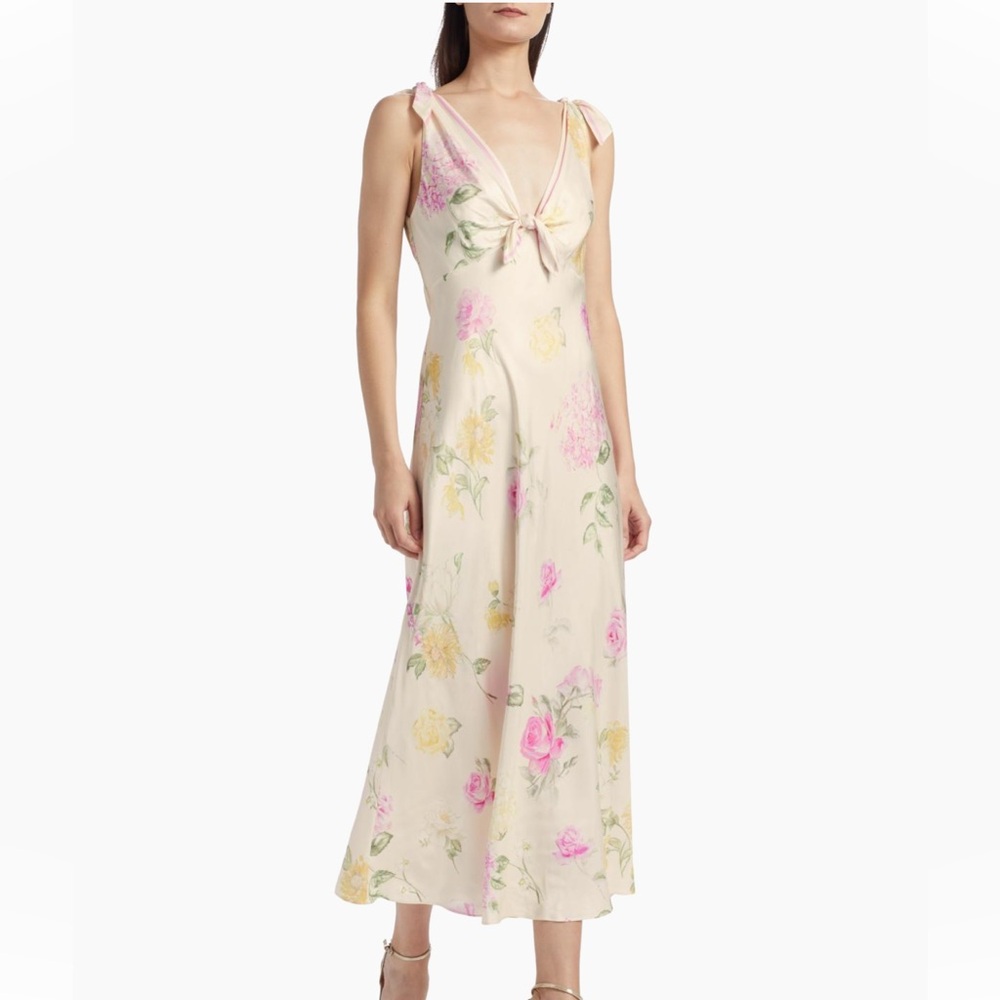 LoveShackFancy Perry Floral Maxi Dress - Picture 2 of 13